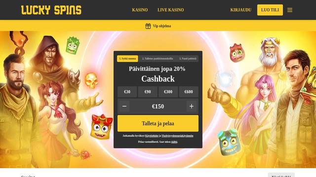 Lucky Spins Casino casino screenshot